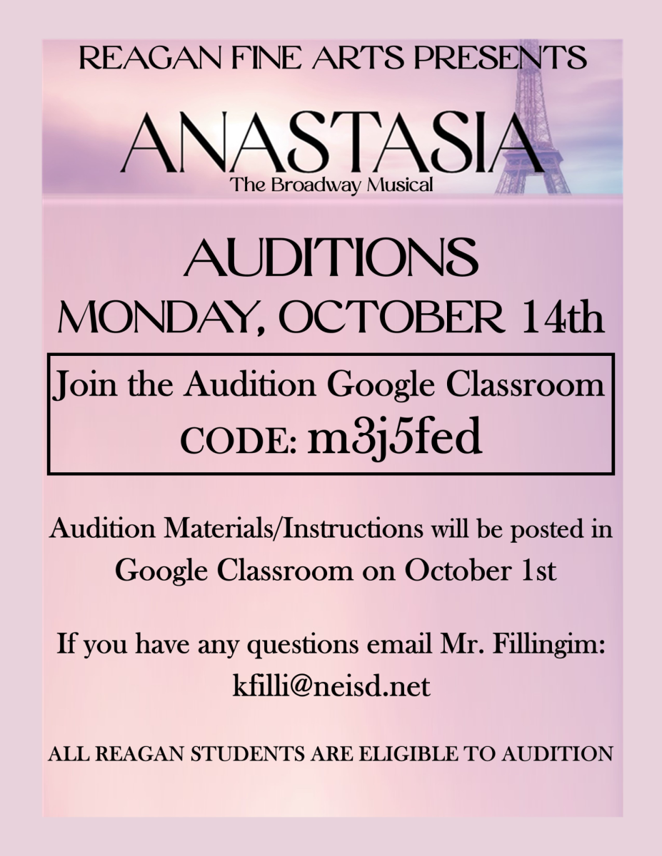 Reagan Stage to Host Auditions for 'Anastasia'