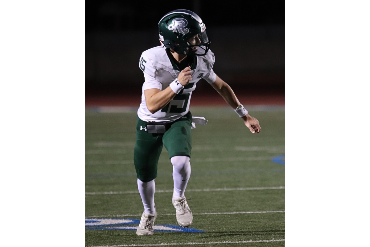 Varsity football Quarterback Jace Huesser 