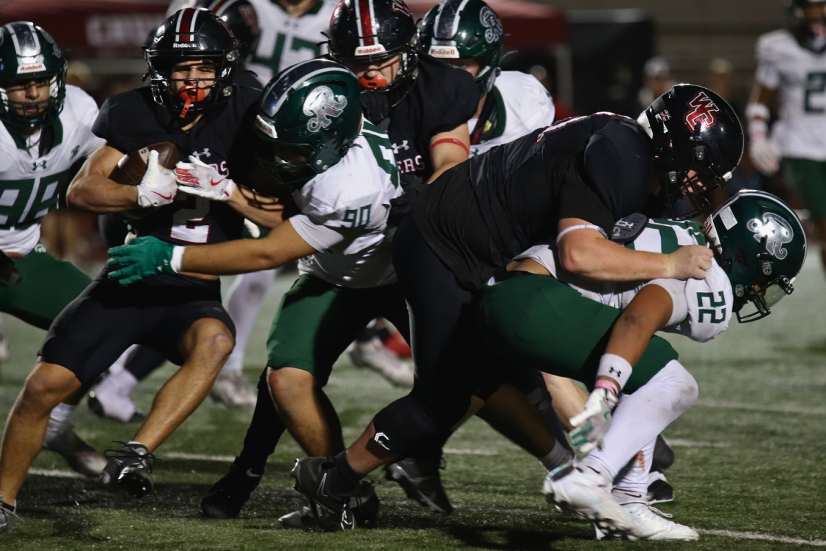 Varsity Rattlers implementing defense tactics.