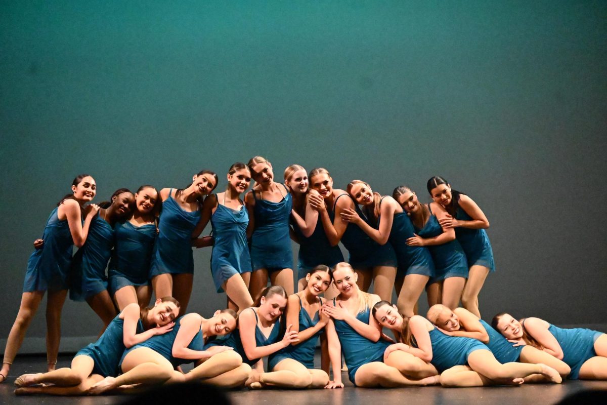 FILE - The 2025 Spirit Seniors hit their ending pose in the Dance Senior routine to the song "Grow As You Go" in the Reagan Auditorium.