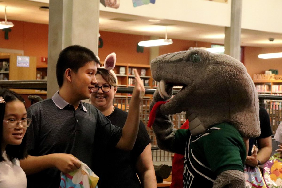 The ALE Program partakes in a fun Easter activity hosted by Student Council in the library. Students found eggs hidden in various places with fun treats inside.
