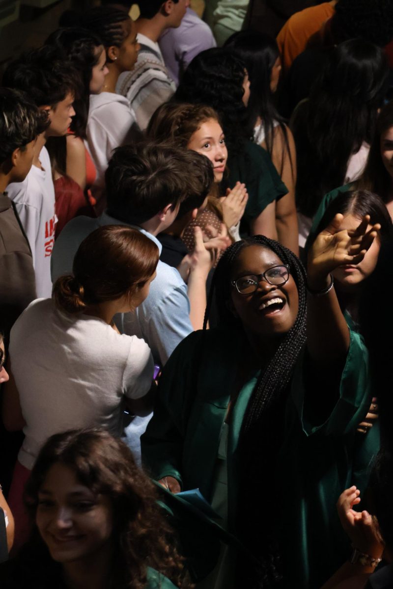 Seniors take their last walk through Independent Hallway on Thursday, May 21, as students and teachers line the corridors to bid them farewell before graduation. Graduation was held on Saturday, May 23 at the Alamodome, where more than 845 students received their diplomas.